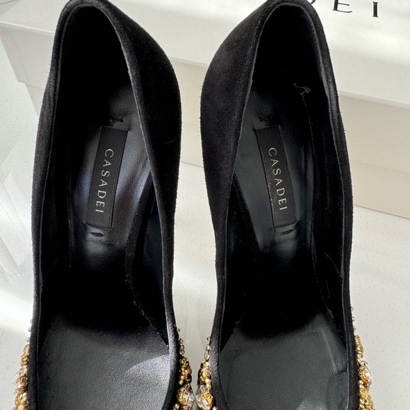 Casadei Blade Embellished Pumps - Picture 5 of 11